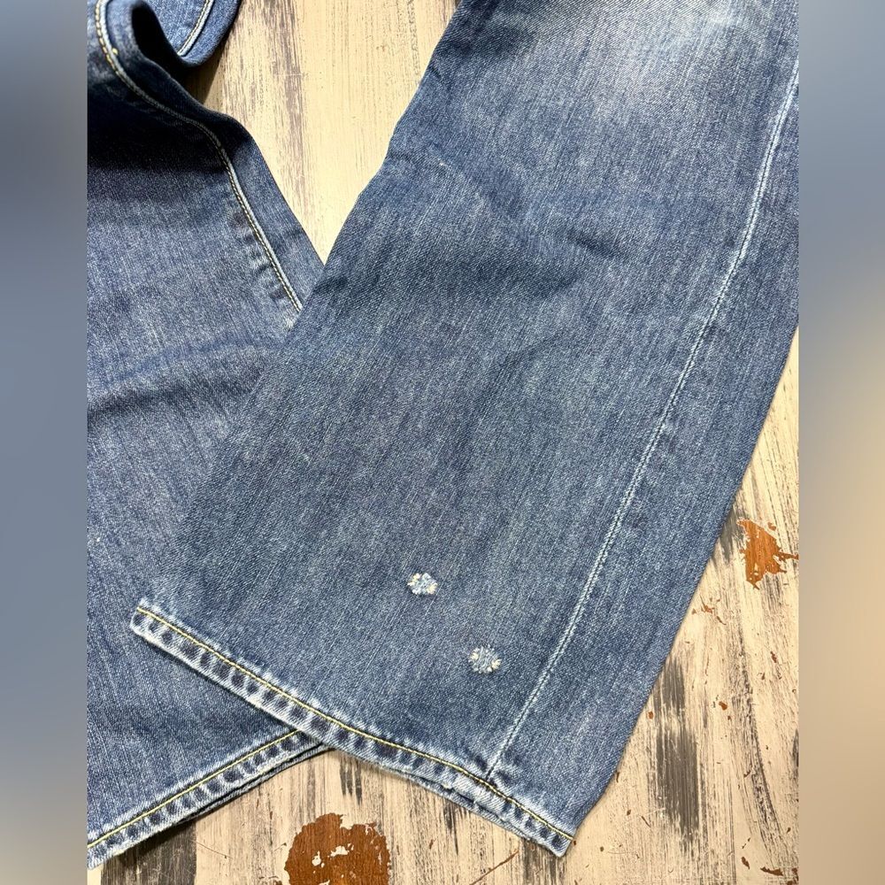 Ed Hardy Men’s Distressed Blue Denim Jeans Y2K new without tags - Picture 12 of 14
